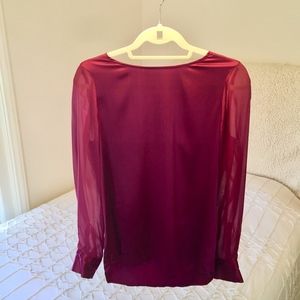 Madewell Silk Blouse -- Size S